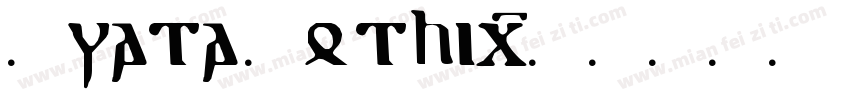 Iwata Gothic字体转换